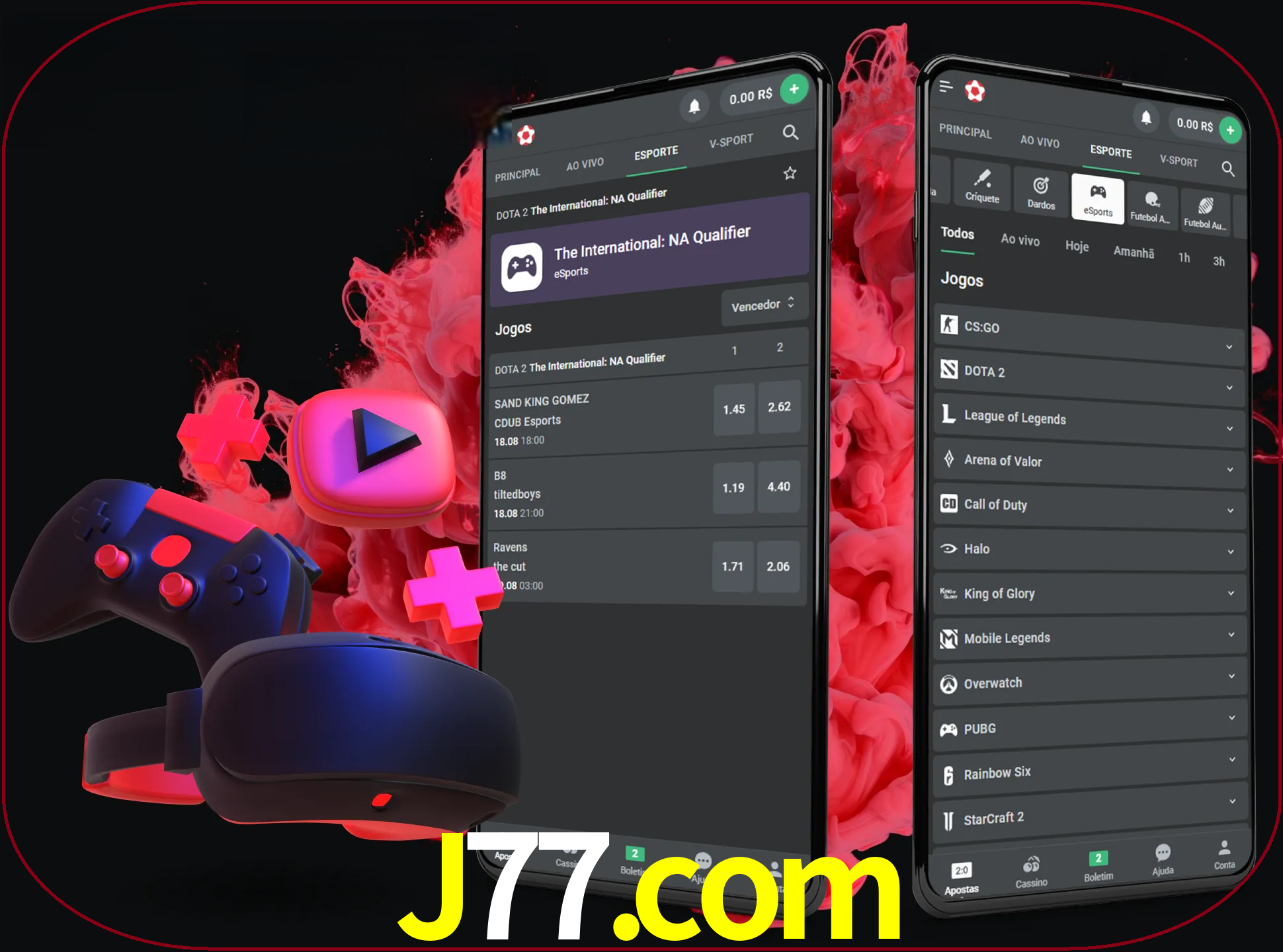 Para ter a aplicação móvel j77 no seu smartphone, basta descarregar o ficheiro apk e seguir as instruções.