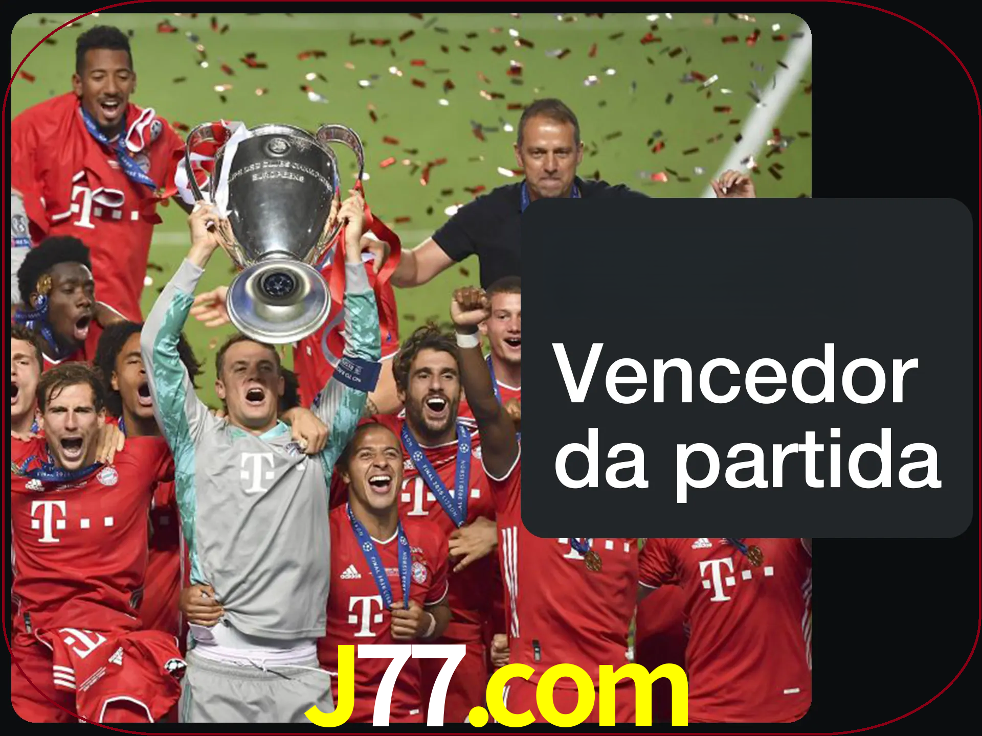 Aposte no vencedor e ganhe uma grande quantia de dinheiro.