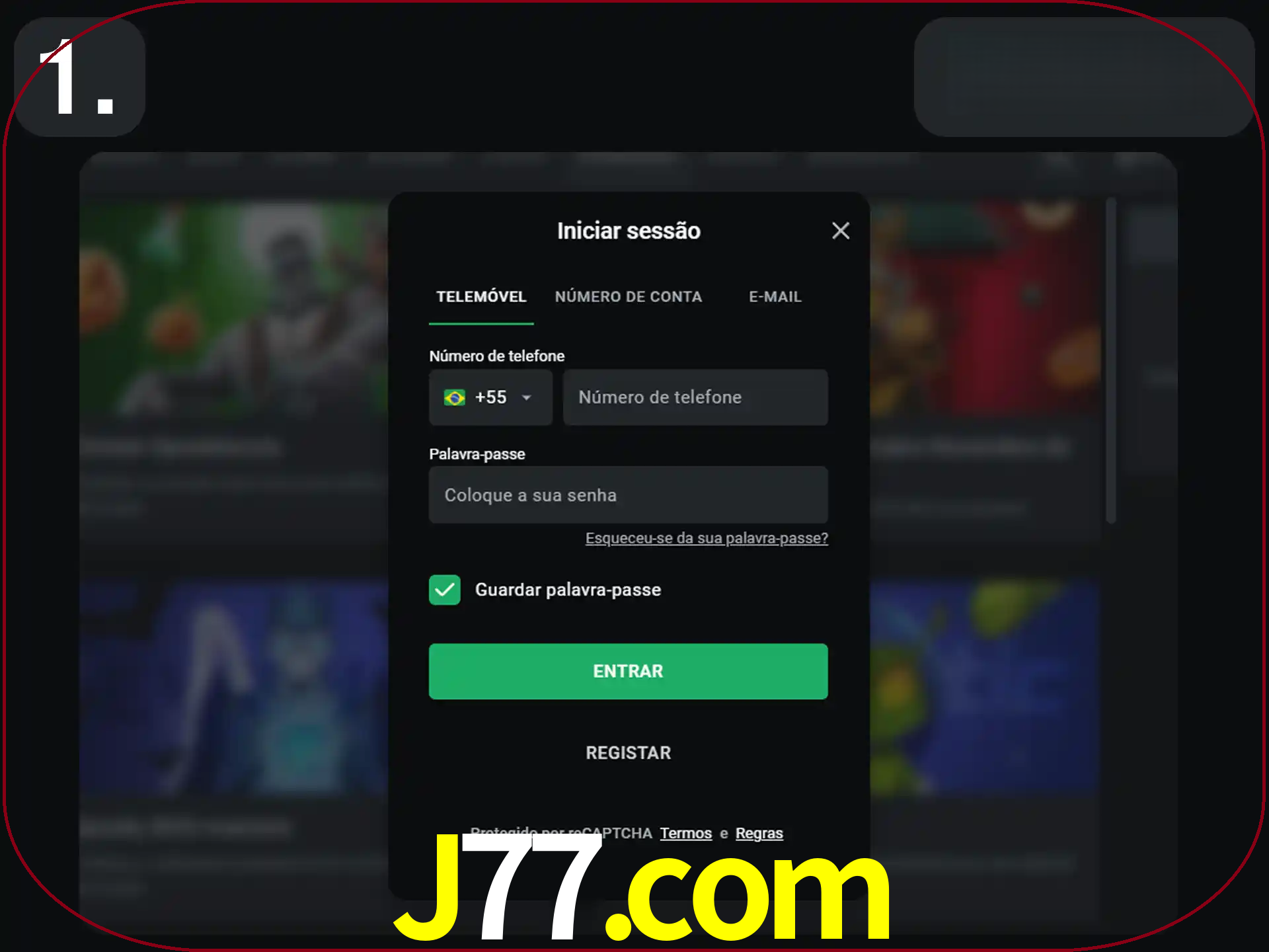 Acesse o site.